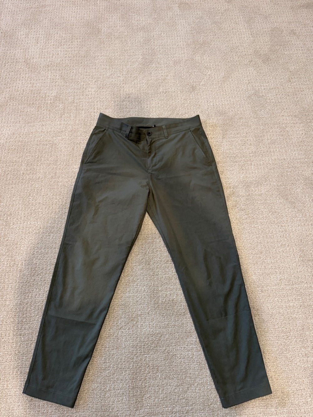 lululemon athletica Men's Olive-Style Chino Pants 34 x 30